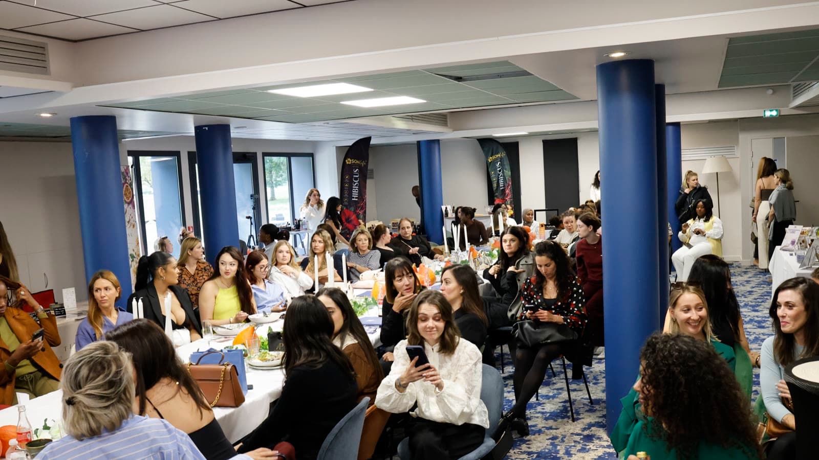 La salle pleine pendant une édition